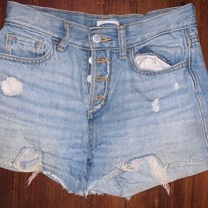 Ripped Jean shorts